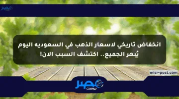 انخفاض تاريخي لأسعار الذهب في السعودية اليوم يُبهر الجميع.. اكتشف السبب الآن!